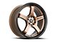 Spec-1 SPT-31 Matte Bronze and Black Lip 5-Lug Wheel; 17x7.5; 42mm Offset (21-24 Bronco Sport)