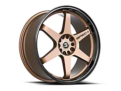 Spec-1 SPT-33 Matte Bronze and Black Lip 5-Lug Wheel; 17x8; 38mm Offset (21-25 Bronco Sport)