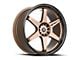 Spec-1 SPT-33 Matte Bronze and Black Lip 5-Lug Wheel; 17x8; 38mm Offset (21-24 Bronco Sport)