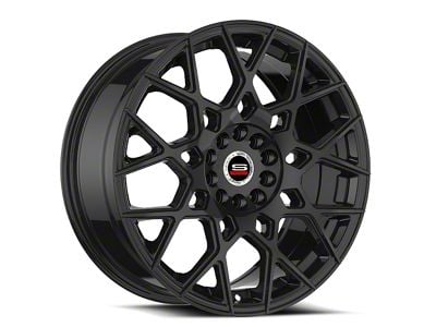 Spec-1 SP-52 Gloss Black Wheel; 17x7.5; 42mm Offset (84-01 Jeep Cherokee XJ)