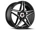 Spec-1 SP-54 Gloss Black and Machined Wheel; 20x8.5; 38mm Offset (84-01 Jeep Cherokee XJ)