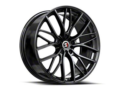 Spec-1 SP-61 Gloss Black Wheel; 17x8; 42mm Offset (84-01 Jeep Cherokee XJ)