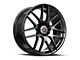 Spec-1 SP-65 Gloss Black Wheel; 17x8; 42mm Offset (84-01 Jeep Cherokee XJ)