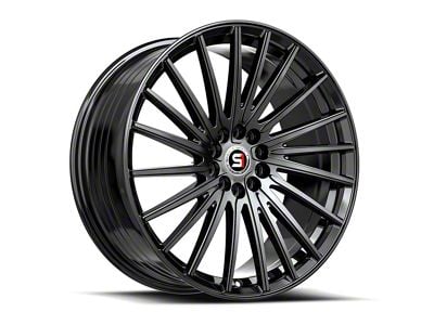 Spec-1 SP-68 Gloss Black Wheel; 17x7.5; 42mm Offset (84-01 Jeep Cherokee XJ)