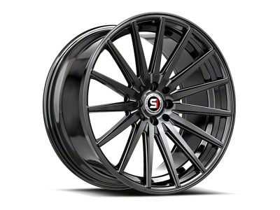 Spec-1 SP-69 Gloss Black Wheel; 17x7.5; 42mm Offset (84-01 Jeep Cherokee XJ)