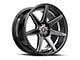 Spec-1 SP-73 Gloss Black Milled and Undercut Wheel; 17x7.5; 42mm Offset (84-01 Jeep Cherokee XJ)