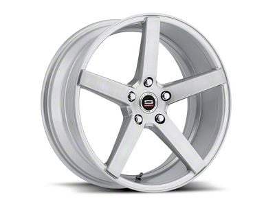 Spec-1 SP-36 Silver and Brushed Wheel; 20x8.5; 38mm Offset (93-98 Jeep Grand Cherokee ZJ)