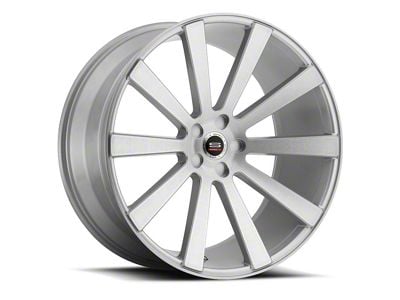 Spec-1 SPL-002 Silver and Brushed Wheel; 20x10.5; 42mm Offset (93-98 Jeep Grand Cherokee ZJ)