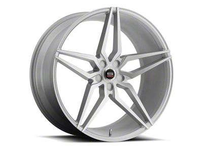 Spec-1 SPM-81 Silver and Brushed Wheel; 20x9; 38mm Offset (93-98 Jeep Grand Cherokee ZJ)