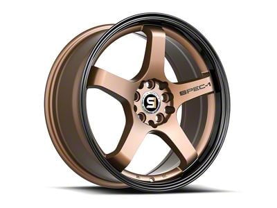 Spec-1 SPT-31 Matte Bronze and Black Lip Wheel; 19x9.5; 42mm Offset (93-98 Jeep Grand Cherokee ZJ)