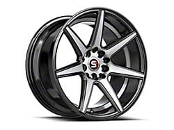 Spec-1 SP-73 Gloss Black Machined and Undercut Wheel; 17x7.5; 42mm Offset (15-23 Jeep Renegade BU)