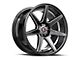 Spec-1 SP-73 Gloss Black Milled and Undercut Wheel; 17x7.5; 42mm Offset (15-23 Jeep Renegade BU)