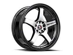 Spec-1 SPT-31 Gloss Black and Machined Wheel; 17x7.5; 42mm Offset (15-23 Jeep Renegade BU)