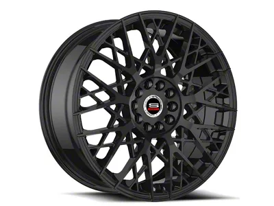 Spec-1 SP-53 Gloss Black Wheel; 17x7.5; 42mm Offset (97-06 Jeep Wrangler TJ)