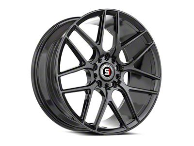 Spec-1 SP-78 Gloss Black Wheel; 17x7.5; 35mm Offset (87-95 Jeep Wrangler YJ)