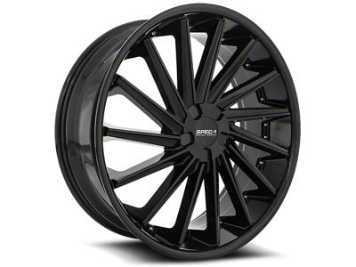 Spec-1 SPL-004 Gloss Black 5-Lug Wheel; 24x9; 35mm Offset (05-15 Tacoma)