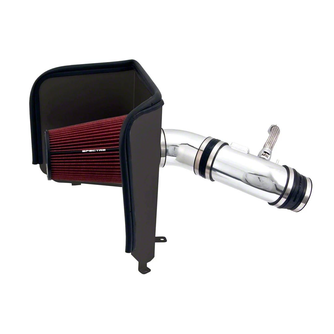 Spectre Tundra Performance Cold Air Intake With Red Filter; Polished ...