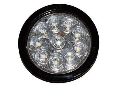 Speed Demon Lights 4-Inch DOT/SAE LED Marker Light; Clear (Universal; Some Adaptation May Be Required)