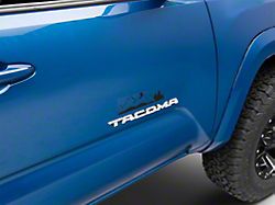 SpeedForm Emblem Surround Mountain Decal; Matte Black (05-23 Tacoma)