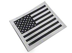 SEC10 Center Window Flag Decal; Matte Black (04-24 Titan)