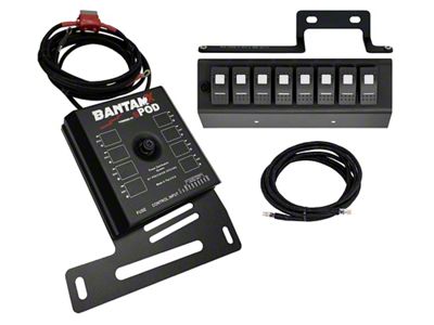 sPOD BantamX with LED Switch Panel; Green (09-18 Jeep Wrangler JK)