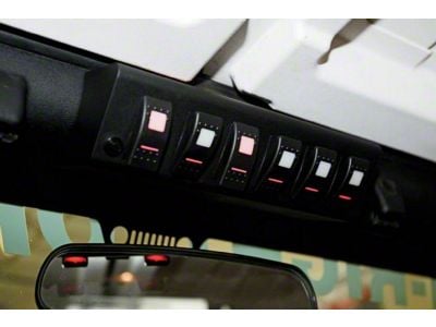 sPOD SourceLT with LED Switch Panel; Green (07-08 Jeep Wrangler JK)