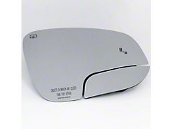 Spotter Mirror Blind Spot Heated Mirror Glass with Blind Spot Monitoring; Passenger Side (16-23 Tacoma)