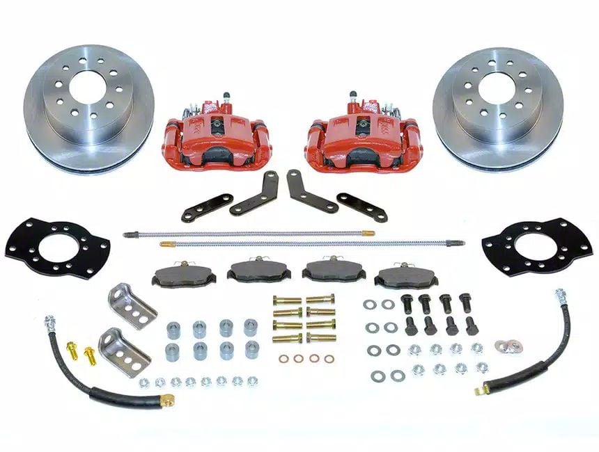 SSBC-USA Jeep Wrangler Rear Disc Brake Conversion Kit with Built-In ...