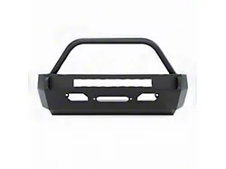 Southern Style Offroad Slimline Front Bumper with 30-Inch Baja Designs S8 Light Bar Cutout and Bull Bar; Black (14-24 4Runner)