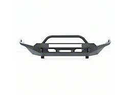 Southern Style Offroad Slimline Full Plate Front Bumper with 20-Inch Light Bar Cutout and Bull Bar; Black (16-23 Tacoma)