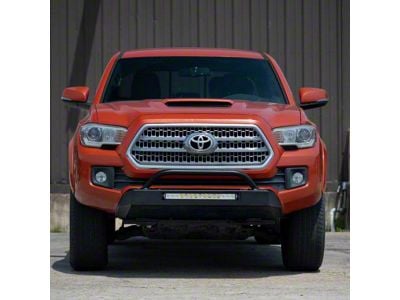 Southern Style Offroad Slimline Lite Front Bumper with 20-Inch Light Bar Cutout; Black (16-23 Tacoma)