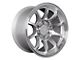 SSW Off-Road Wheels Apex Machined Silver 6-Lug Wheel; 17x9; -25mm Offset (2024 Tacoma)