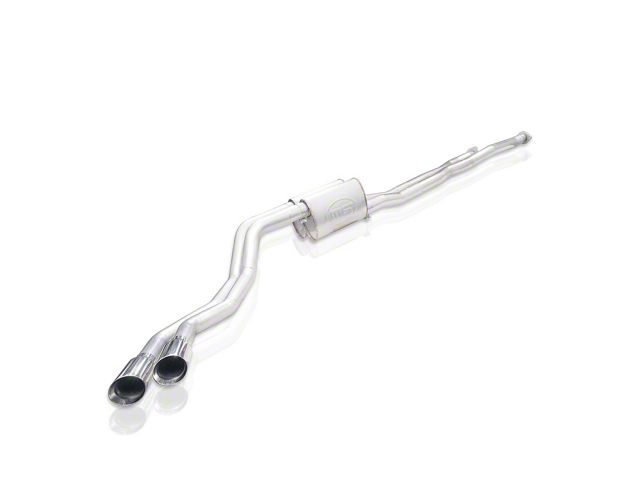 Stainless Works Legend Series Dual Exhaust System with Polished Tips; Side Exit (14-21 5.7L Tundra)