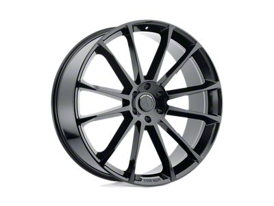 Status Goliath Gloss Black 6-Lug Wheel; 22x9.5; 15mm Offset (03-09 4Runner)