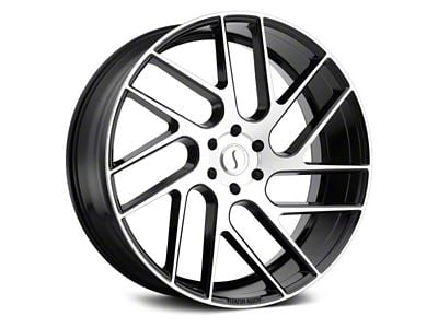 Status Juggernaut Gloss Black with Machined 6-Lug Wheel; 20x9; 5mm Offset (03-09 4Runner)