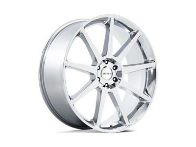 Status Mammoth Chrome 6-Lug Wheel; 24x10; 30mm Offset (03-09 4Runner)