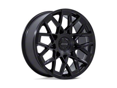 Status Matrix Matte Black 6-Lug Wheel; 24x10; 30mm Offset (04-15 Titan)