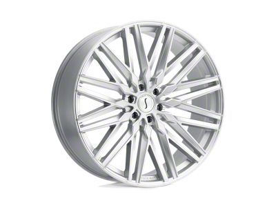 Status Adamas Silver with Mirror Cut Face 6-Lug Wheel; 20x9; 15mm Offset (05-15 Tacoma)