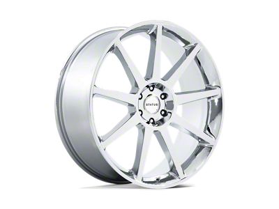 Status Mammoth Chrome 6-Lug Wheel; 22x9.5; 25mm Offset (05-15 Tacoma)