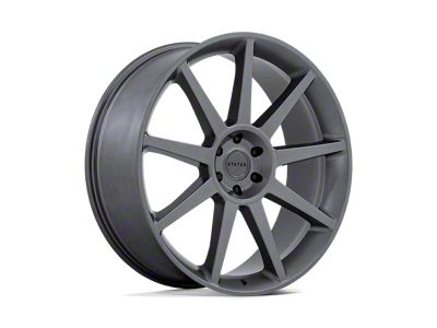 Status Mammoth Matte Anthracite 6-Lug Wheel; 24x10; 30mm Offset (05-15 Tacoma)