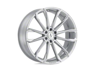 Status Mastadon Silver with Brushed Machined Face 6-Lug Wheel; 20x9; 15mm Offset (2024 Tacoma)