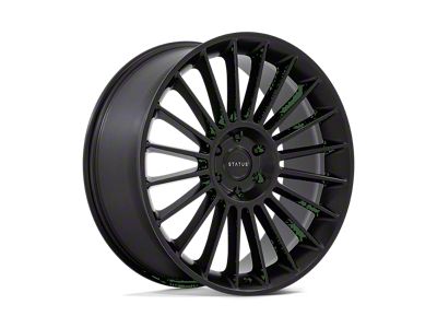 Status Venti Matte Black 6-Lug Wheel; 22x9.5; 25mm Offset (21-24 Bronco, Excluding Raptor)