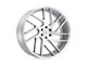 Status Juggernaut Silver with Brushed Machined Face Wheel; 22x9.5; 30mm Offset (84-01 Jeep Cherokee XJ)