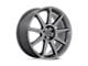 Status Mammoth Matte Anthracite Wheel; 22x9.5; 30mm Offset (84-01 Jeep Cherokee XJ)