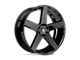 Status Empire Gloss Black Wheel; 22x9.5 (20-24 Jeep Gladiator JT)