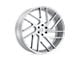 Status Juggernaut Silver with Brushed Machined Face Wheel; 24x9.5; 30mm Offset (93-98 Jeep Grand Cherokee ZJ)