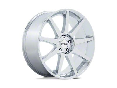 Status Mammoth Chrome Wheel; 22x9.5; 30mm Offset (93-98 Jeep Grand Cherokee ZJ)