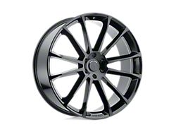 Status Goliath Gloss Black 6-Lug Wheel; 22x9.5; 15mm Offset (22-24 Tundra)