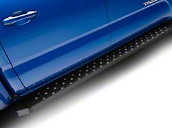 STX600 Running Boards; Black (05-23 Tacoma Double Cab)