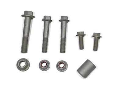 Steer Smarts Track Bar Relocation Bracket Replacement Hardware Kit (20-25 Jeep Gladiator JT)